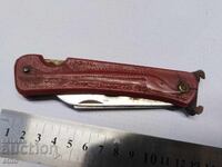 CUȚIT DE VÂNATOARE VECHI URSS CU EXTRACTOR DE FILM-CALIBRU 12.16