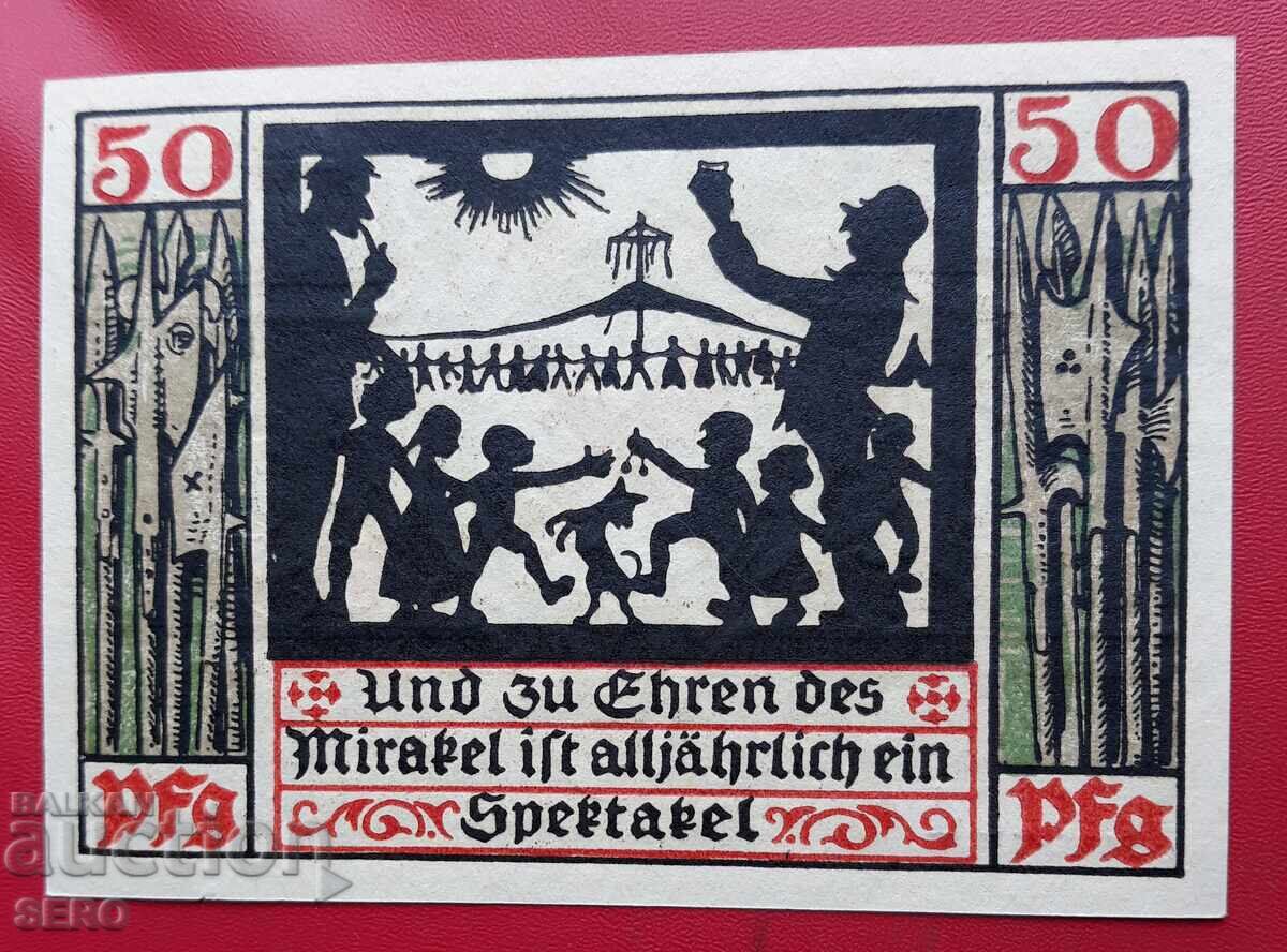 Τραπεζογραμμάτιο-Γερμανία-Σαξονία-Νάουμπουργκ-50 pfennig 1920