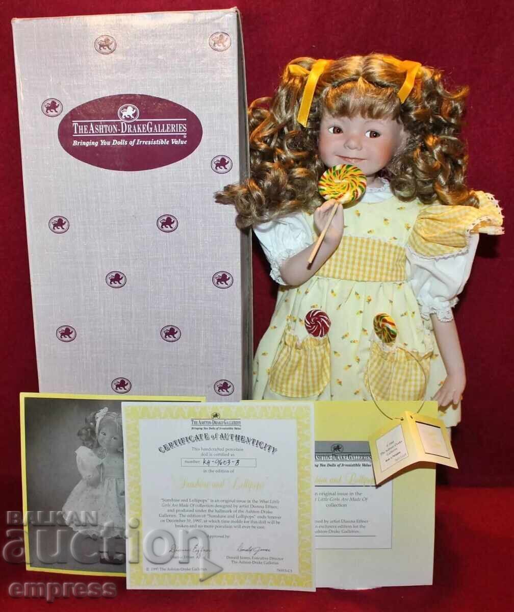 Порцеланова кукла Dianna Effner - Sunshine And Lollipops - 5