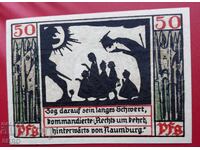 Banknote-Germany-Saxony-Naumburg-50 pfennig 1920