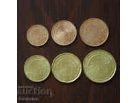 Εσθονία - Μίγμα • 6 κανονικά νομίσματα από 1 έως 50 λεπτά του ευρώ UN