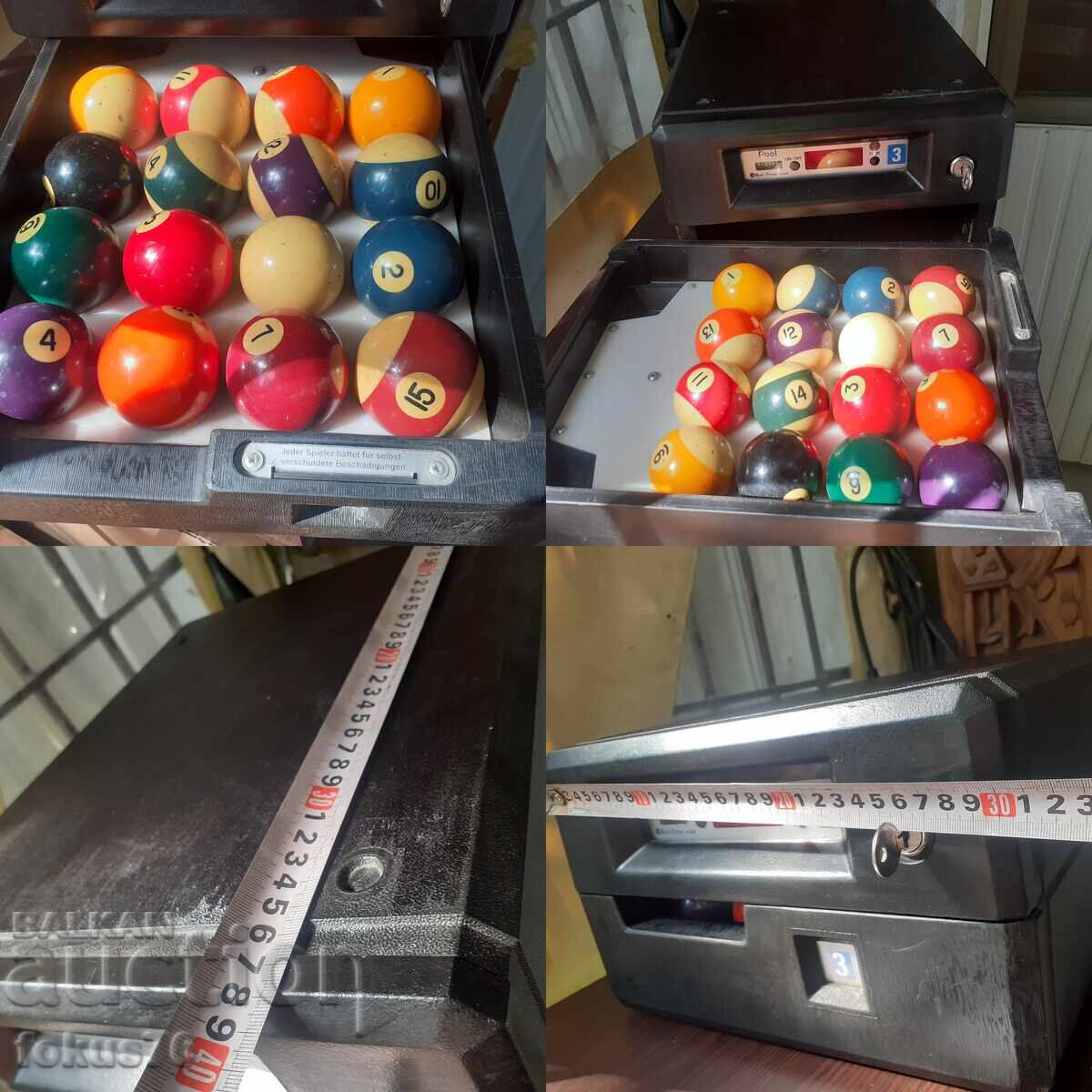 Set de biliard - casă cu numărător și set de bile vechi - 7 Set de biliard - casă cu numărător și set de bile vechi - 7