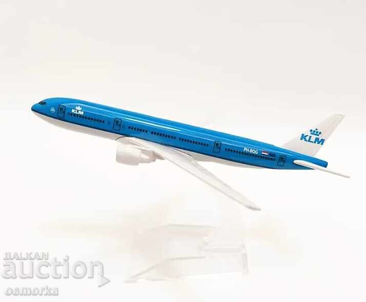 Μοντέλο αεροπλάνου Boeing 777 KLM Netherlands Aviation Resin