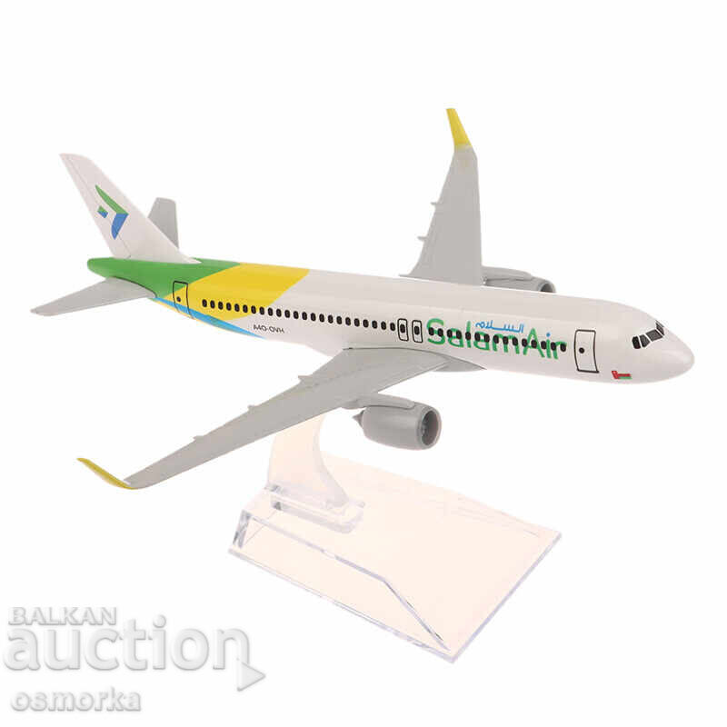 Νέο μοντέλο επιβατικού αεροσκάφους Airbus A 320 Salam Air χαμηλό με τιμή 32.00 BGN | € 16.36