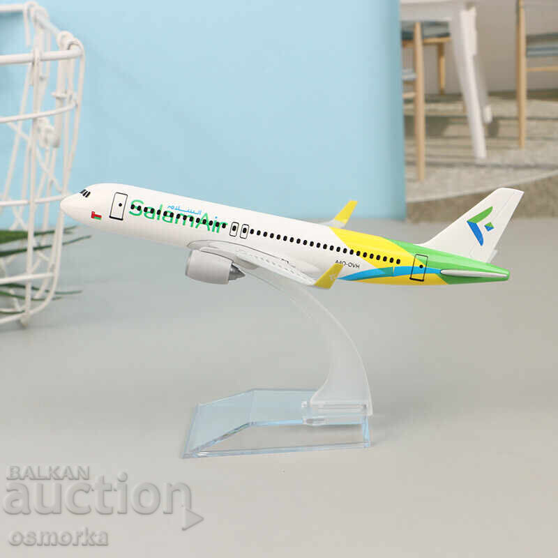 Νέο μοντέλο επιβατικού αεροσκάφους Airbus A 320 Salam Air χαμηλό - 5