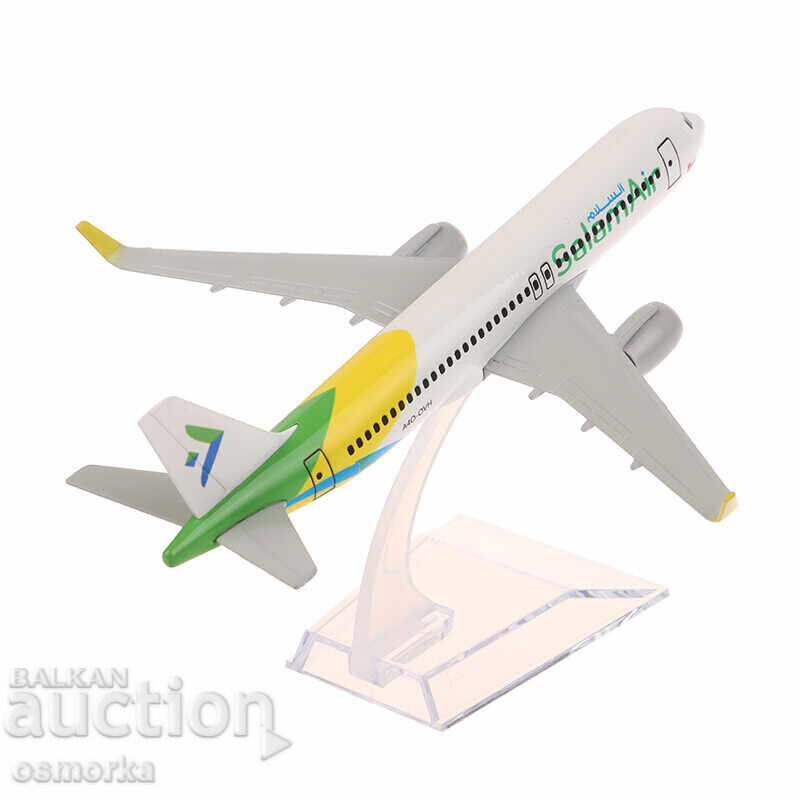 Νέο μοντέλο επιβατικού αεροσκάφους Airbus A 320 Salam Air χαμηλό - 6
