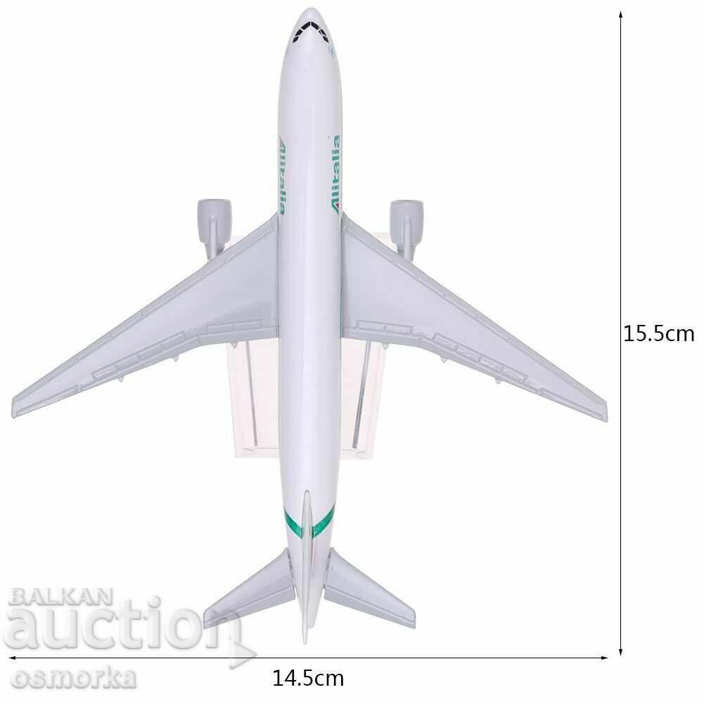 Boeing 777 airplane model replica Alitalia airline tickets with price 32.00 BGN | € 16.36 Boeing 777 airplane model replica Alitalia airline tickets with price 32.00 BGN | € 16.36