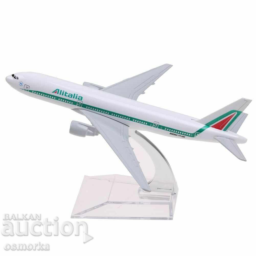 Μοντέλο αεροσκάφους Boeing 777, μακέτα, Alitalia, αεροπορικά εισιτήρια