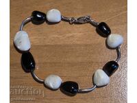 Brățară de argint cu pietre naturale! Minunată!