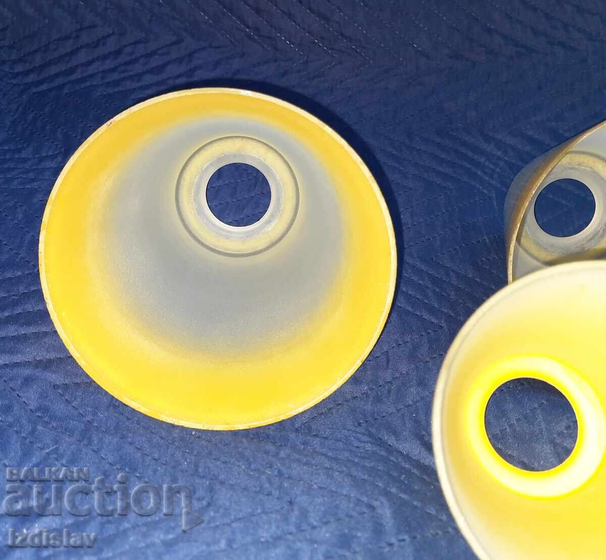 Доставка на Цветни стъкла за лампи 60 те години Доставка на Цветни стъкла за лампи 60 те години