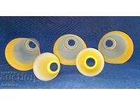 Цветни стъкла за лампи 60 те години