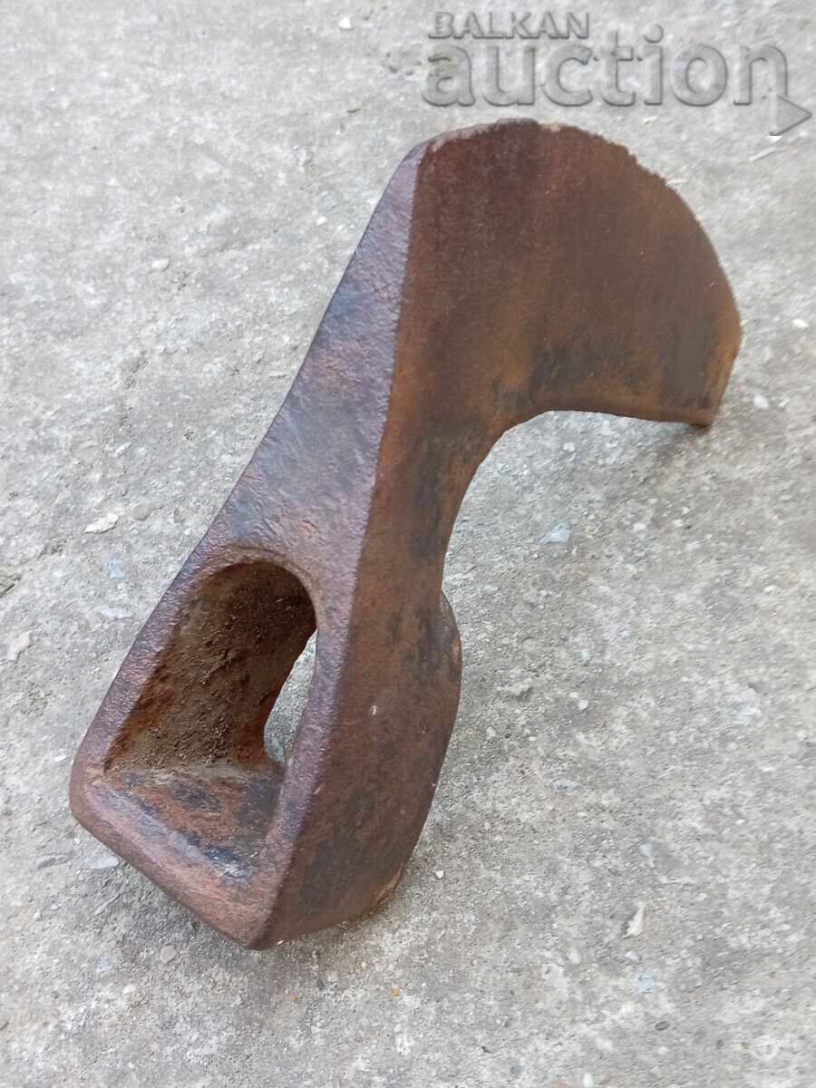 Delivery of antique hand forged axe