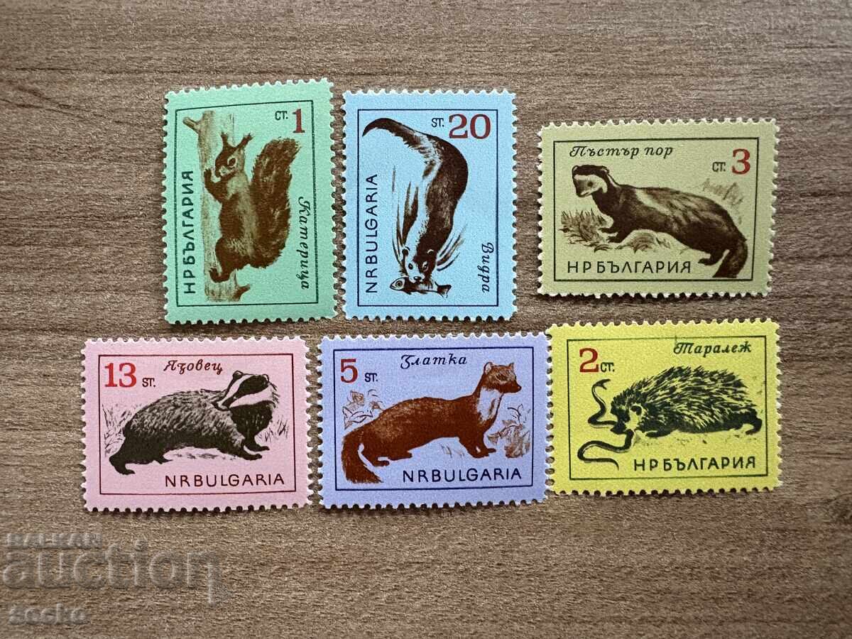 България - Животни (1963) MNH