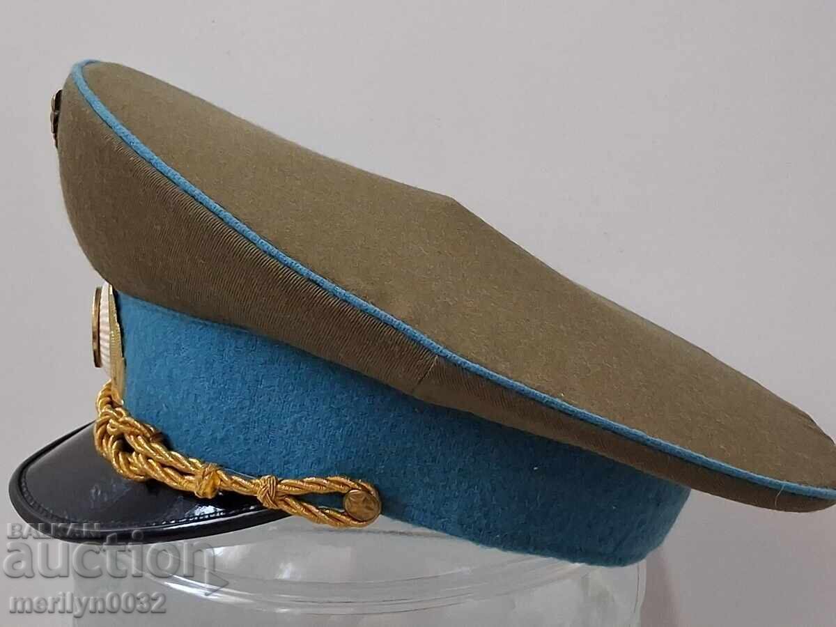 Officer's cap, 70s-80s, pilot, Air Force, People's Republic of Bulgaria with price 66.00 BGN | € 33.75