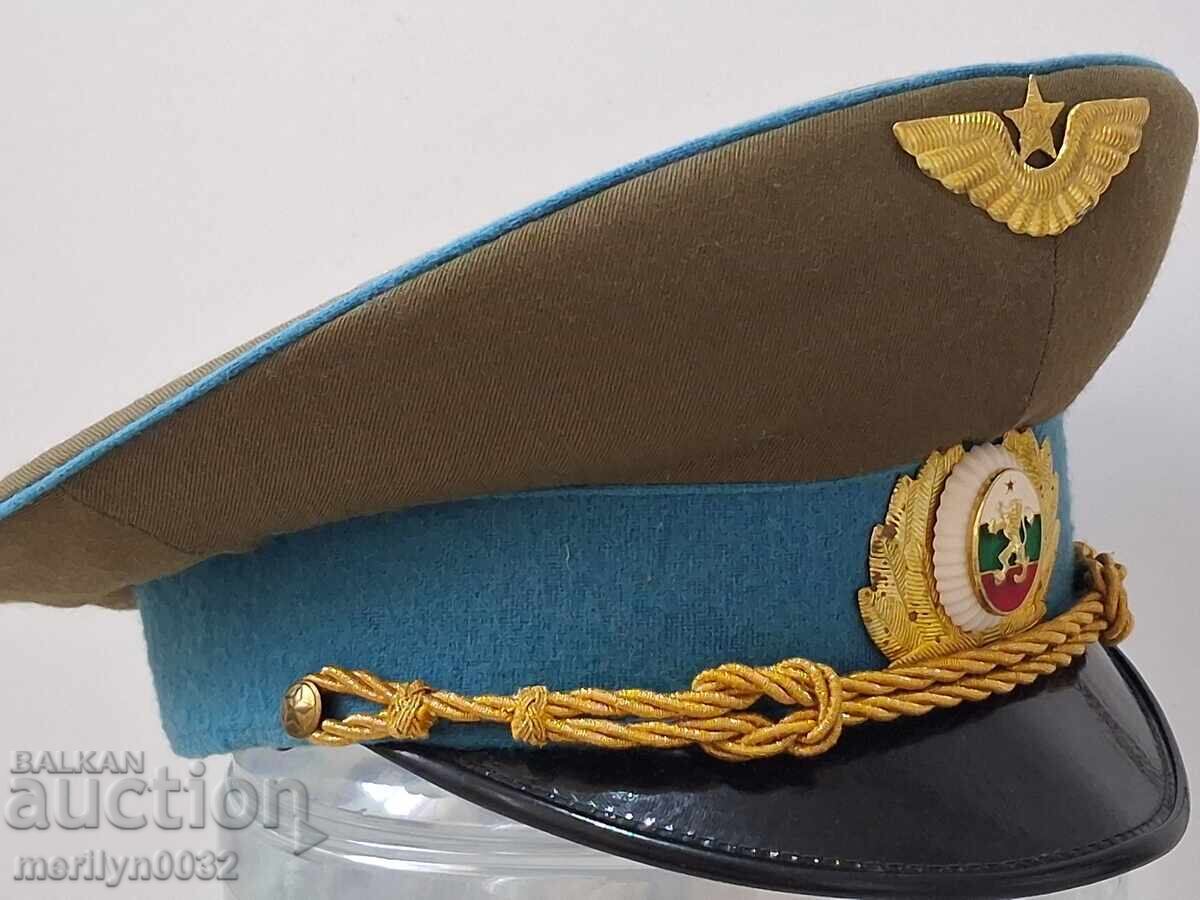Delivery of Officer's cap, 70s-80s, pilot, Air Force, People's Republic of Bulgaria