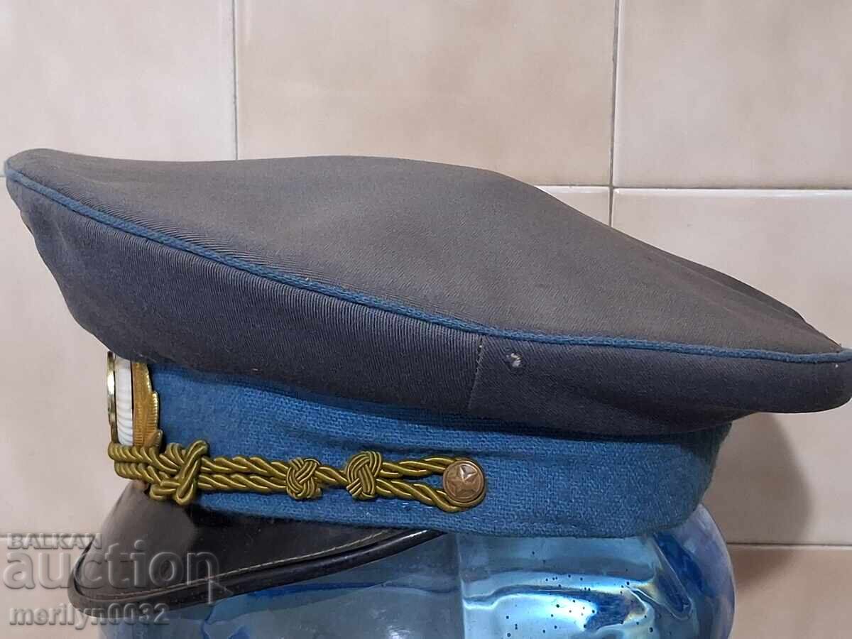 Livrarea Șapcă de ofițer 70-80 ani pilot de aviație Forțele Aeriene ale RPR