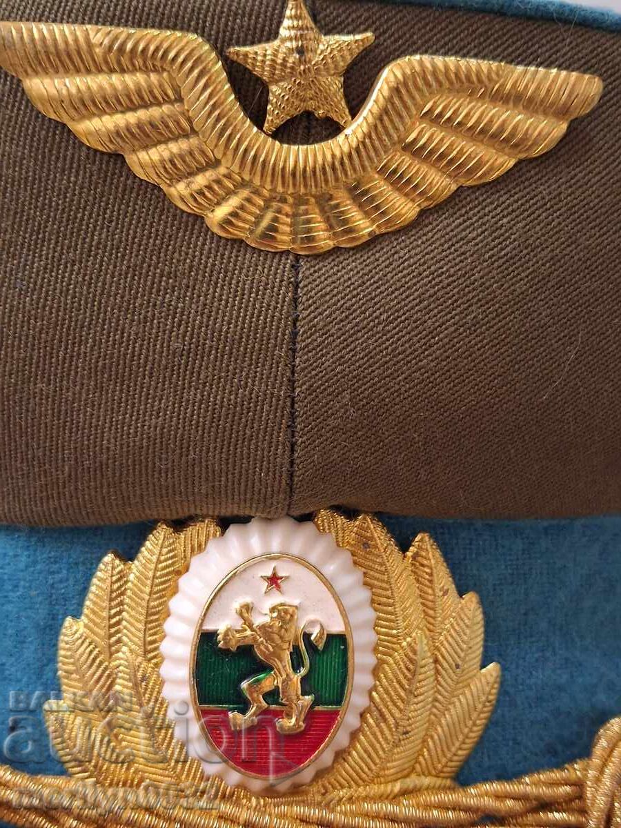 Officer's cap, 70s-80s, pilot, Air Force, People's Republic of Bulgaria with price 66.00 BGN | € 33.75 Officer's cap, 70s-80s, pilot, Air Force, People's Republic of Bulgaria with price 66.00 BGN | € 33.75