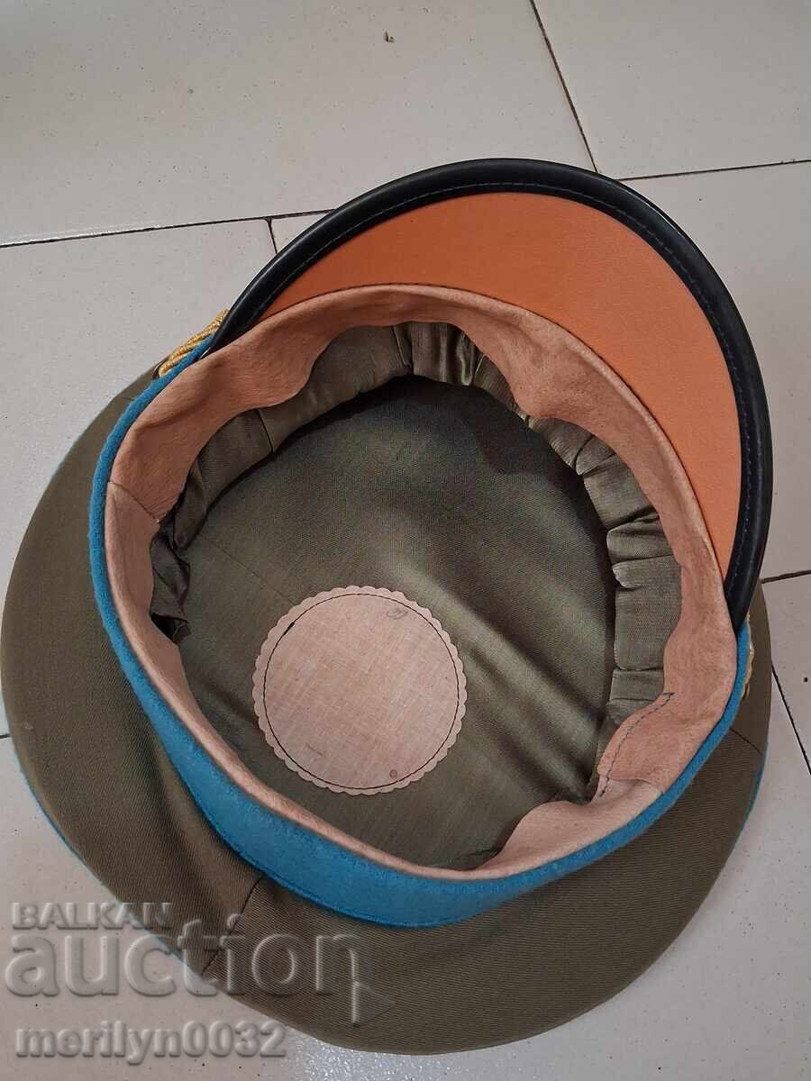 Officer's cap, 70s-80s, pilot, Air Force, People's Republic of Bulgaria - 6 Officer's cap, 70s-80s, pilot, Air Force, People's Republic of Bulgaria - 6