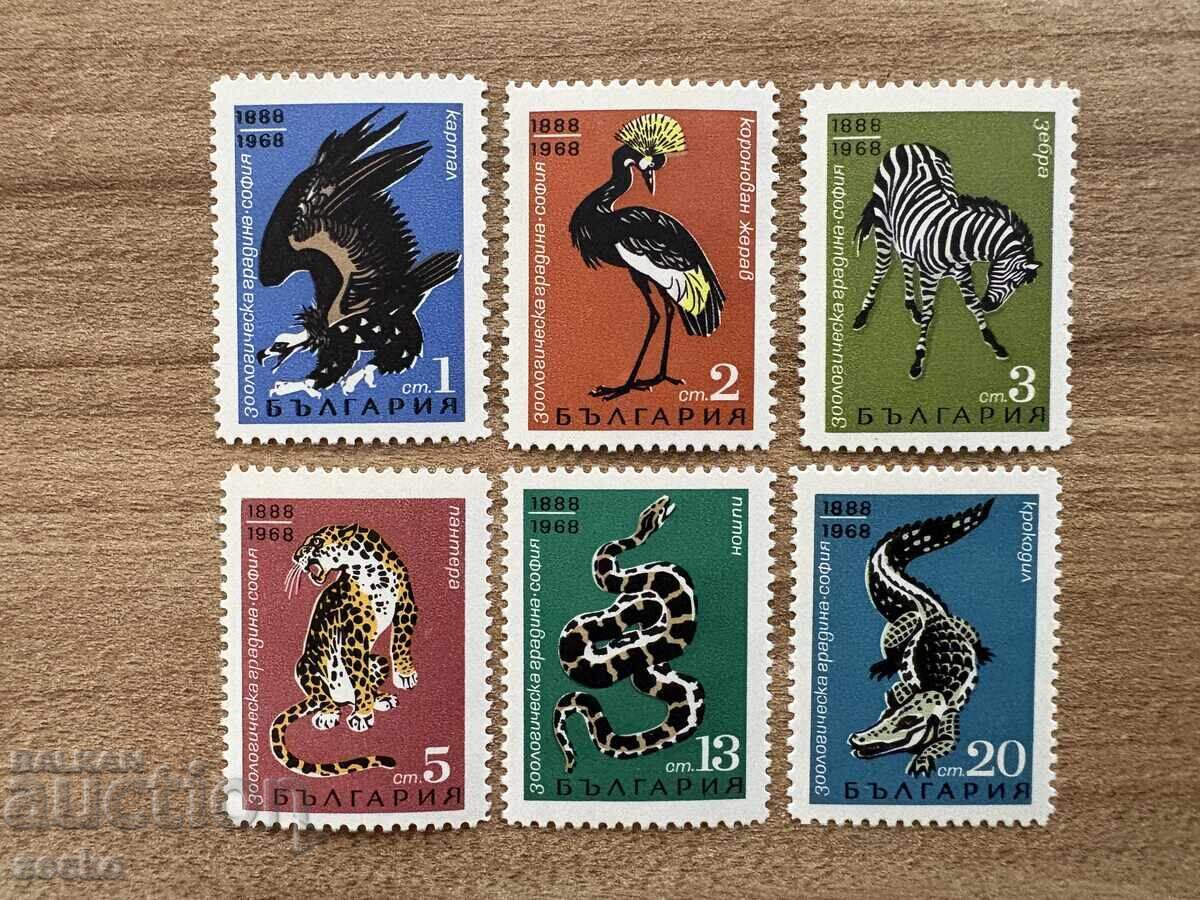 Βουλγαρία - 80 ετών ζωολογικός κήπος Σόφιας (1968) MNH