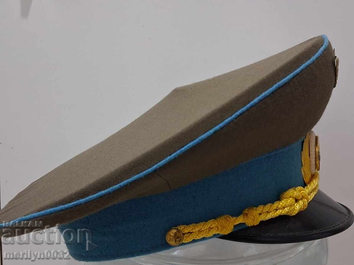 Officer's cap, 70s-80s, pilot, Air Force, People's Republic of Bulgaria with price 66.00 BGN | € 33.75
