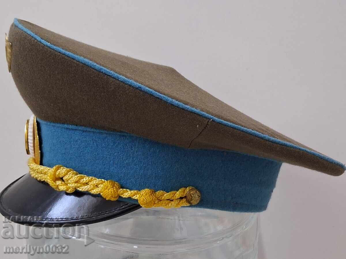 Auction  Officer's cap, 70s-80s, pilot, Air Force, People's Republic of Bulgaria