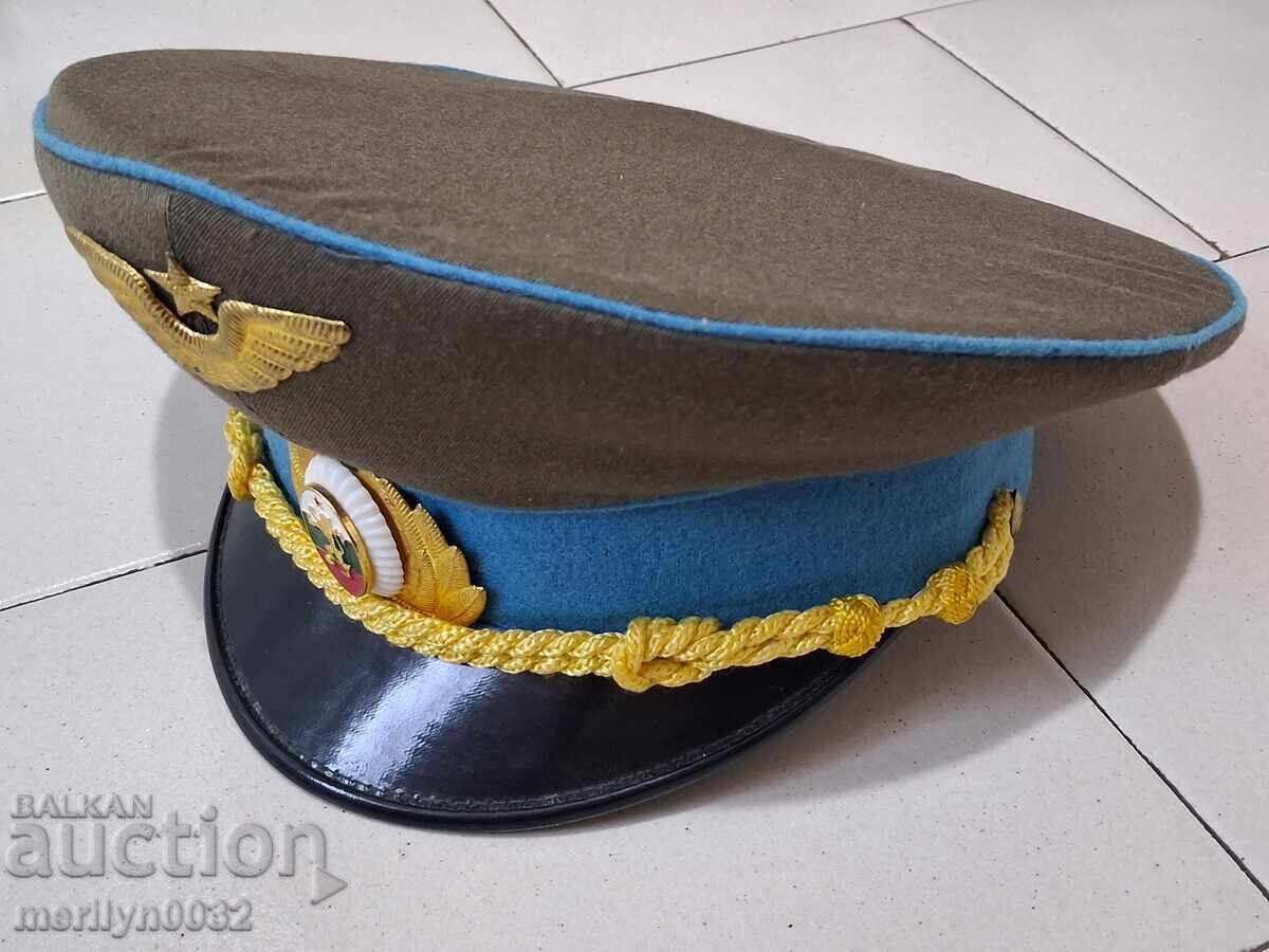 Șapcă de ofițer 70-80 ani pilot de aviație Forțele Aeriene ale RPR - 5