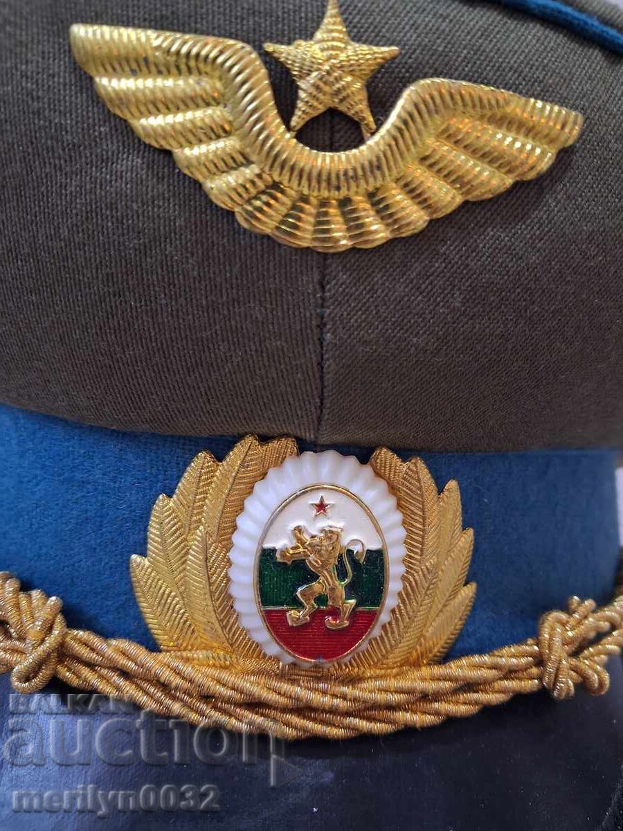 Officer's cap, 70s-80s, pilot, Air Force, People's Republic of Bulgaria with price 66.00 BGN | € 33.75