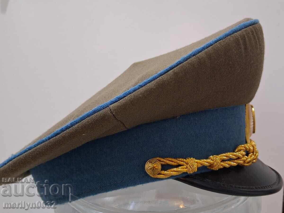 Delivery of Officer's cap, 70s-80s, pilot, Air Force, People's Republic of Bulgaria