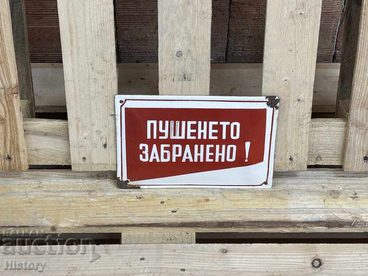 Enamel plate Enamel plate