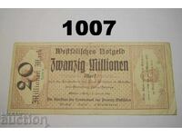 Münster 20 milioane mărci 1923 Germania