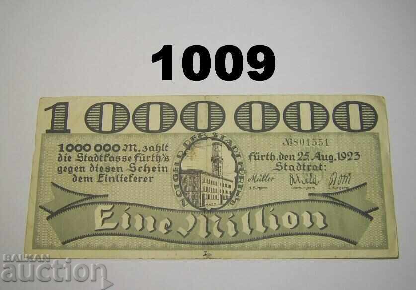 Fürth 1 milion mărci 1923 Germania Fürth 1 milion mărci 1923 Germania
