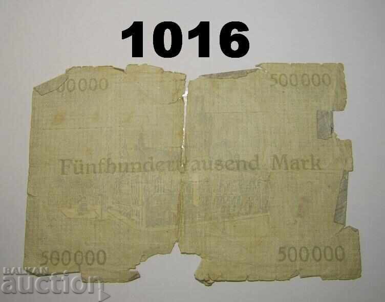 Chemnitz 500,000 Mark 1923 Germany with price 1.00 BGN | € 0.51 Chemnitz 500,000 Mark 1923 Germany with price 1.00 BGN | € 0.51