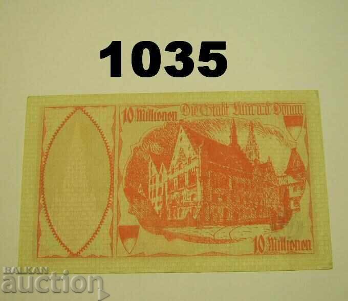 Ulm 10 Million Mark 1923 Germany with price 8.00 BGN | € 4.09