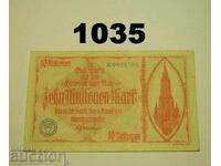 Ulm 10 Million Mark 1923 Germany