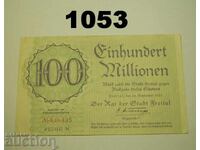 Φράιταλ 100 εκατομμύρια μάρκα 1923 Γερμανία