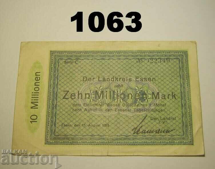 Essen 10 million mark 1923 Germany