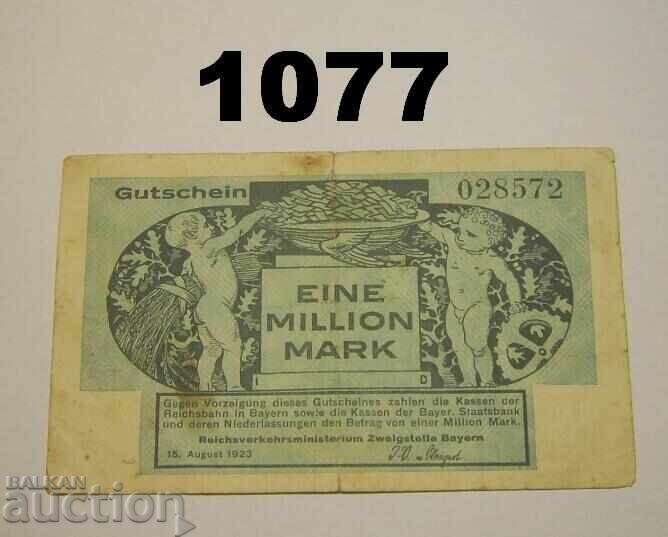 Bayern 1 milion mărci 1923 Germania