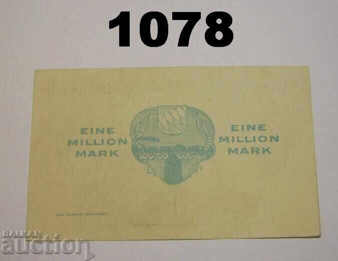 Βαυαρία 1 εκατομμύριο μάρκα 1923 Γερμανία με τιμή 10.00 BGN | € 5.11