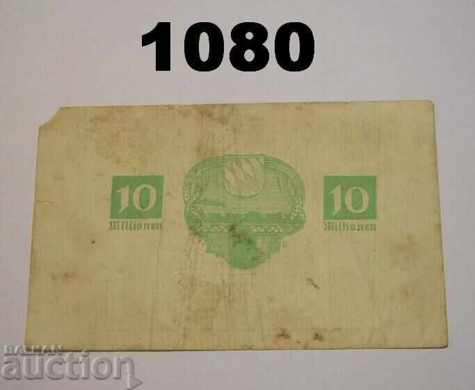 Bayern 10 millionen mark 1923 Германия с цена 2.00 лв. | € 1.02