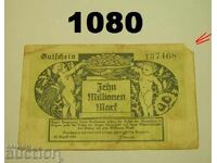 Βαυαρία 10 εκατομμύρια μάρκα 1923 Γερμανία