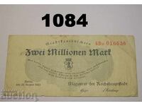 Berlin 2 milioane de mărci 1923 Germania