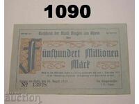 R! Bingen a. Rhein 500 εκατομμύρια μάρκα 1923 Γερμανία