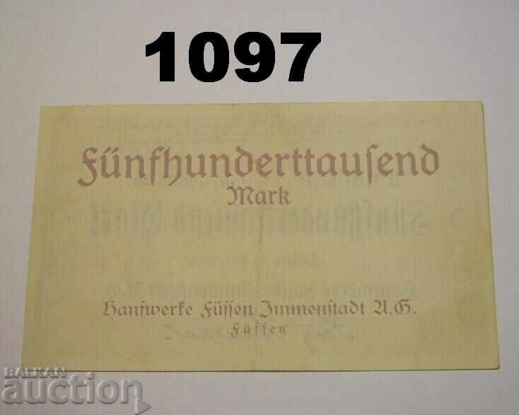 Füssen 500,000 Mark 1923 Germany with price 12.00 BGN | € 6.14 Füssen 500,000 Mark 1923 Germany with price 12.00 BGN | € 6.14