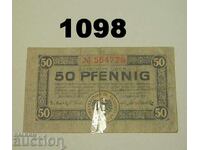 Σάαρμπρύκεν 50 φενίγκ 1916 Γερμανία Σημειώσεις