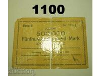 Torn Sonneberg 500,000 mark 1923 Germany