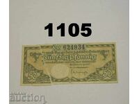 Stuttgart 50 pfennig 1919 Germania, ruptă