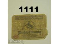 Stuttgart 50 pfennig 1921 Germany