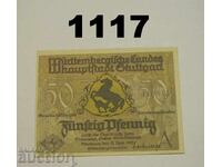 Stuttgart 50 pfennig 1921 Germany