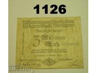 Στουτγκάρδη 3 εκατομμύρια μάρκα 1923 Γερμανία