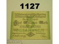 Στουτγκάρδη 5 εκατομμύρια μάρκα 1923 Γερμανία